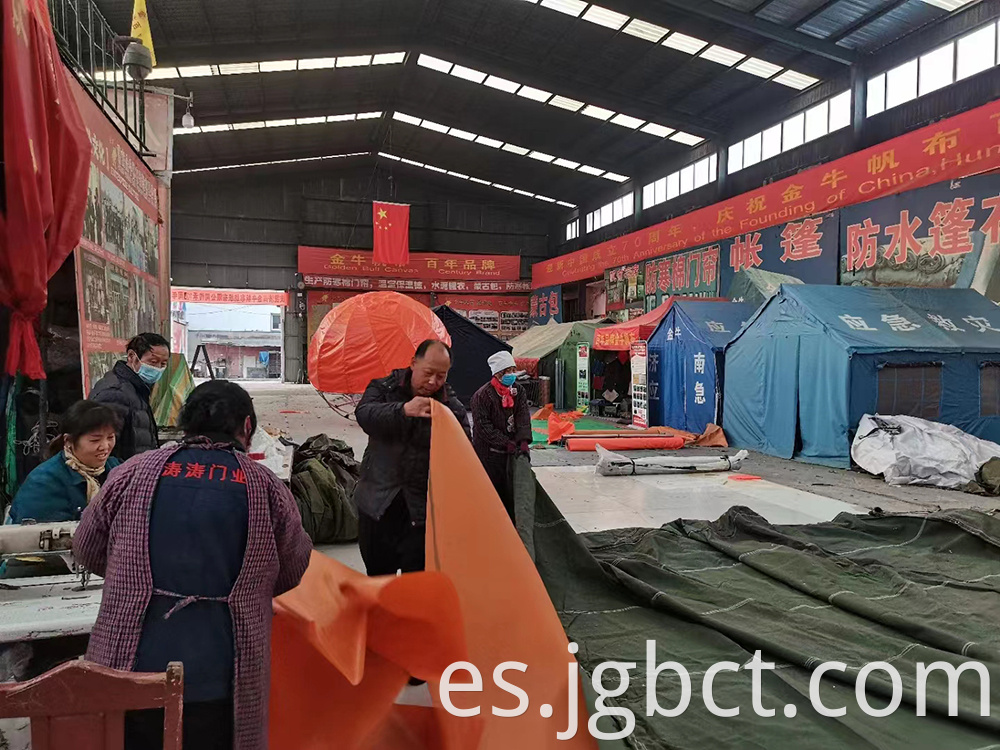 Customized processing of wind resistant spherical tents